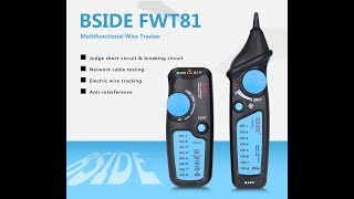 Wire Tracer Test Equipment  Multifunctional RJ11 RJ45 Cable Tester Wire Tracker [upl. by Eltotsira]