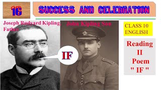 quot IF quot Poem by Rudyard Kipling Class10 Unit 16Reading IISuccess and Celebration [upl. by Eadnus183]