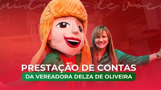 Vereadora Delza de Oliveira  PRESTAÇÃO DE CONTAS 20212024 NA GRANDE RIO [upl. by Fevre]