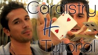 Cardistry Florituras Card Flourishes Tutorial H by Miquel Roman [upl. by Saxe]