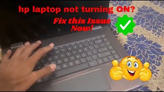 hard reset hp notebook with fixed battery  hp laptop won’t turn on  hard reset a fixed battery [upl. by Akin]