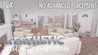 ๑՞ ROBLOX  Bloxburg  Aesthetic Roleplay Mansion NO ADVANCED PLACING 76k [upl. by Garber]