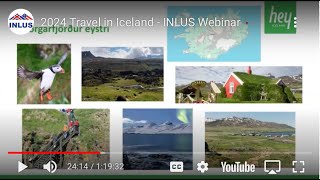 2024 Travel in Iceland  INLUS Webinar [upl. by Hsakaa]