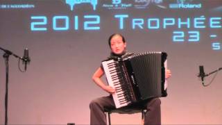 Li Mo Accordion plays quotPaganiniana Op52 Themaetude 14512141618quot [upl. by Kal]