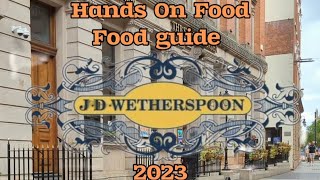 Wetherspoon food guide [upl. by Yrtneg543]