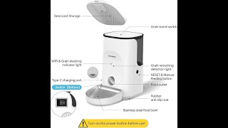 How to Pair DOGNESS No Camera Automatic Pet Feeder [upl. by Lledor]