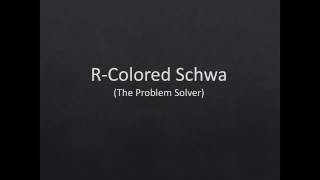 Day 7 Phonetics 4 Vowels RColored Schwa Allophones of T [upl. by Alexandr772]