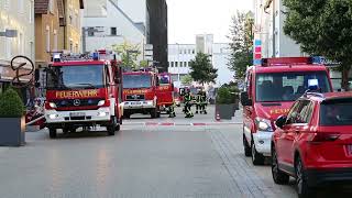 Feuerwehreinsatz in der Heidenheimer Grabenstraße [upl. by Naek117]