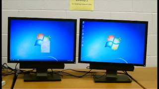 Setting Up Dual Monitors With Windows 7 [upl. by Eixela]