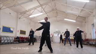 Tai Chi Qigong Shibashi Set 1 18 Exercises by Sifu Paul Nathan with Students [upl. by Llebasi207]