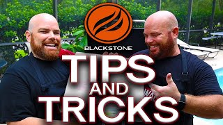 TIPS AND TRICKS FOR BETTER GRIDDLE COOKING ON THE BLACKSTONE GRIDDLE With the WALTWINS [upl. by Blas]