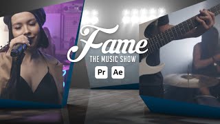 Fame Music Show  Premiere Pro Tutorial [upl. by Imik]