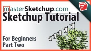 Sketchup Tutorial For Beginners  Part Two  Groups amp Components [upl. by Lavro182]