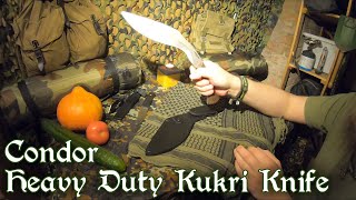 Condor Heavy Duty Kukri DAS Messer aus 7 vs Wild Fritz Meinecke  Unboxing Vorstellung amp Test [upl. by Erdnoid104]