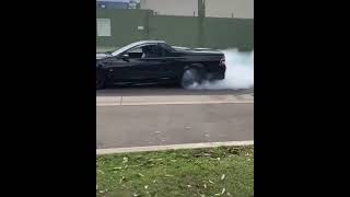 Holden HSV VF Maloo Burnout [upl. by Orna552]