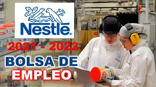 CONVOCATORIA NESTLE  Bolsa de Trabajo 2024  2025  Nestle busco empleo [upl. by Lucic]