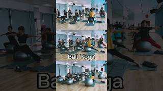 Yoga With Ball  Yoga For Beginner yogamotivation yogaveer [upl. by Mchale39]