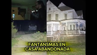 Captan supuestos fantasmas en una casa abandonada en colombia [upl. by Elvia]