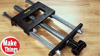 Installing and Reviewing the Vevor Woodworking Vise  Get it while you can [upl. by Nirtiac]