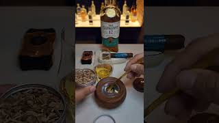 GLANLIVET 12y Smoke Whiskey amp CAMACHO Cigar whiskey whisky Cigar smoke glenlivet camacho [upl. by Katharine]