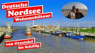 Wohnmobil Abenteuer deutsche Nordsee  tolle Stellplätze  Nordseeküste von Greetsiel bis Schillig [upl. by Tail]