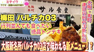 【大阪梅田バルチカ03】本町の洋食名店【サル食堂】 [upl. by Laughry]