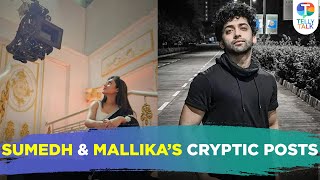 Sumedh Mudgalkar amp Mallika Singh’s CRYPTIC post fans REACT [upl. by Avle985]