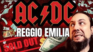 ACDC concerto SOLD OUT al DAY ONE  PREZZI PAZZI ma la gente ha comprato i BIGLIETTI Perchè [upl. by Aicetal]