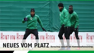 Neues vom Platz  Benschop zurück im Mannschaftstraining [upl. by Xantha]