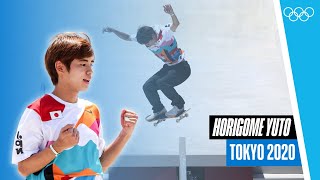 🇯🇵 The Best of Horigome Yuto 🛹 at Tokyo 2020  Athletes Highlights [upl. by Glenine654]