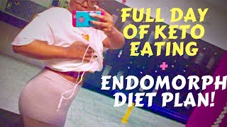 FULL DAY OF EATING ON KETOGENIC DIET AS AN ENDOMORPH [upl. by Colwen551]