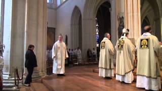 La messe Chrismale à Quimper  5  Liturgie de lenvoi [upl. by Ollehcram]