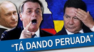 BOLSONARO DESAUTORIZA MOURÃO SOBRE UCRÂNIA x RÚSSIA E DIZ QUE QUEM FALA PELO BRASIL É O PRESIDENTE [upl. by Leban]