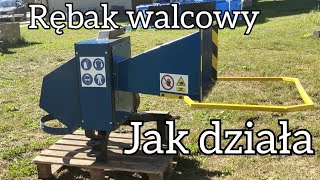 Rębak walcowy 6 nożowy do drewna [upl. by Kersten]