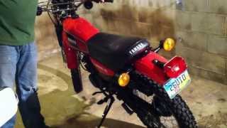 1978 Yamaha DT 175 walkaroundstartup [upl. by Edora]