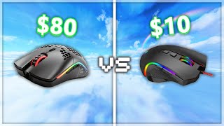 Glorious Model O vs 10 Drag Clicking Mouse Redragon M602 [upl. by Alegna]