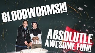 CATCHING BLOODWORMS  PART 1 of Bloodworm Run 2018 [upl. by Dnomhcir]