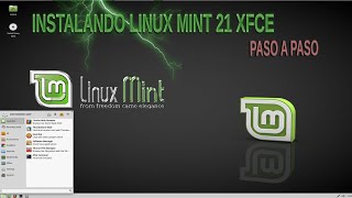 Instalando Linux Mint 21  XFCE [upl. by Einohpets]