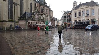 Walking in Rainy Zwolle ☔  The Netherlands  4K60 [upl. by Dmitri58]