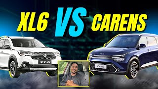 Maruti Suzuki XL6 vs Kia Carens  Which is Better Performance Mileage Feature Comparison in Hindi [upl. by Atirat]