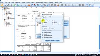 analisis de datos descriptivos spss [upl. by Winny]