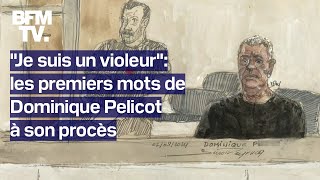 quotJe suis un violeurquot les premiers mots de Dominique Pelicot à son procès [upl. by Elvia]