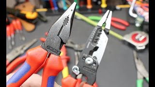 New Knipex Pliers just announced 185mm Combination Needle Nose amp Metric Forged Wire Stripper plus [upl. by Allicsirp]