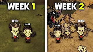 We Spent 2 Weeks in Dont Starve Together [upl. by Oloapnaig]