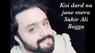 Sahir Ali Bagga  Koi Dard Na Janay Mera  Haye Rabba [upl. by Eniowtna]