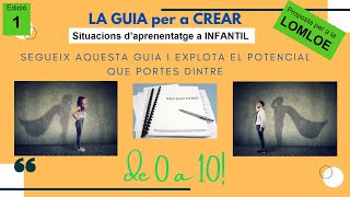 INFANTIL👩🏻‍🏫 MASTERCLASS Situació d’APRENENTATGE pas a pas [upl. by Kolivas]