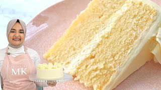 It took me months to perfect this VANILLA CAKE recipe Soft fluffy vanilla cake [upl. by Yleen]