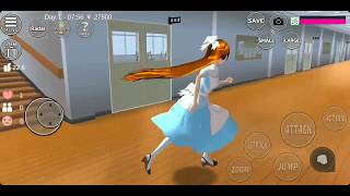 Sakura School Simulator  Golden Statue Glitch  kill tutorial Old Read Desc [upl. by Atirhs]