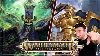 Warhammer AOS V4  Nighthaunt VS Stormcast Eternals 2000 points [upl. by Ponce]