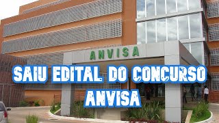 Saiu edital do concurso ANVISA 2024 [upl. by Seroled509]